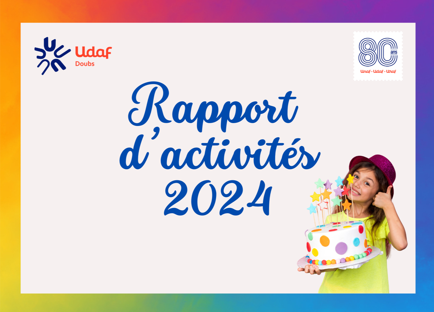 Découvrez notre rapport d'activités 2024 - Udaf 25 Doubs