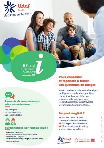 Point Conseil Budget UDAF25 Grand Besançon Pays de Montbéliard Doubs